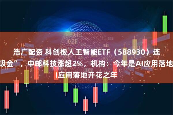 浩广配资 科创板人工智能ETF（588930）连续三日“吸金”，中邮科技涨超2%，机构：今年是AI应用落地开花之年