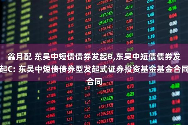 鑫月配 东吴中短债债券发起B,东吴中短债债券发起C: 东吴中短债债券型发起式证券投资基金基金合同