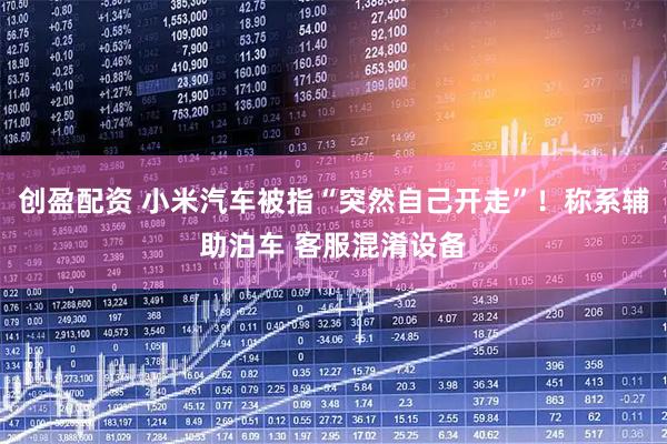 创盈配资 小米汽车被指“突然自己开走”！称系辅助泊车 客服混淆设备