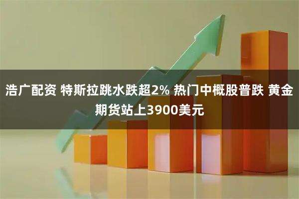 浩广配资 特斯拉跳水跌超2% 热门中概股普跌 黄金期货站上3900美元